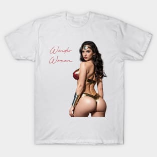 Wonder Woman from behind T-Shirt